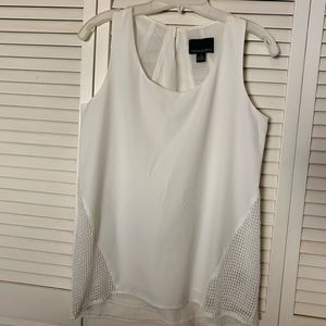 White Cynthia Rowley lined tank Sz S